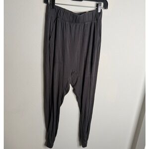 Lunya Women's Small Gray‎ Modal Harem Dropped Crotch Pants Lounge Comfy Soft
